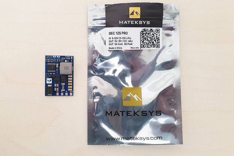 Matek BEC 12S PRO 6-55V - 5V/8V/12V 5A power regulator