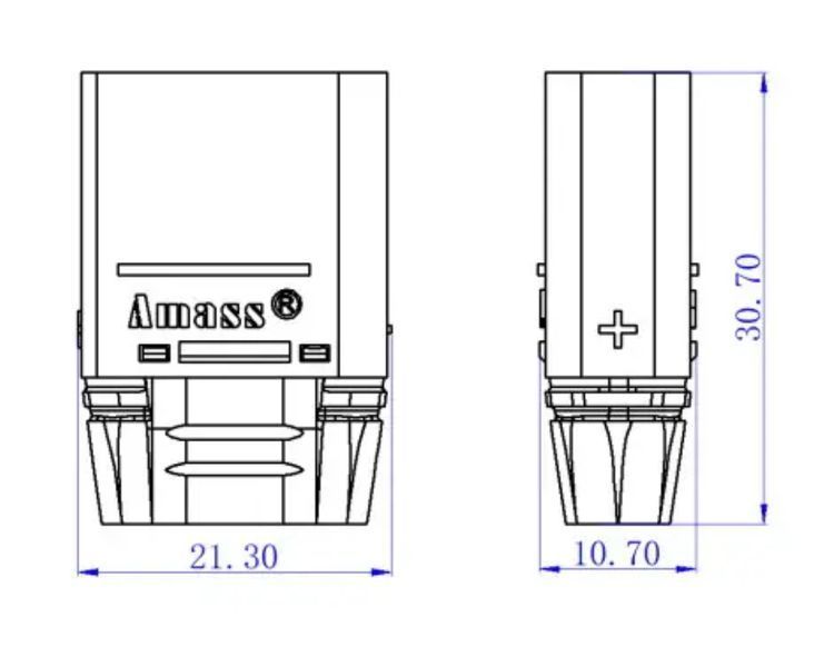 Connector Amass XT90H (Male and Female)